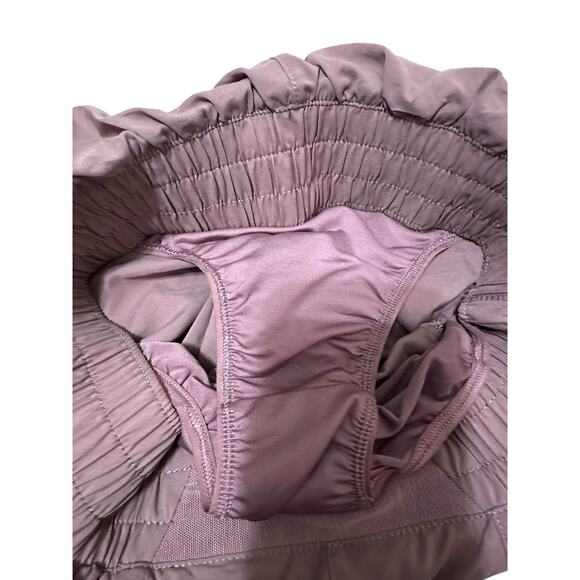 Nike Women's One Dri-FIT Mid-Rise Shorts 3 Smokey Mauve / Reflective Silv S NEW - Picture 5 of 8